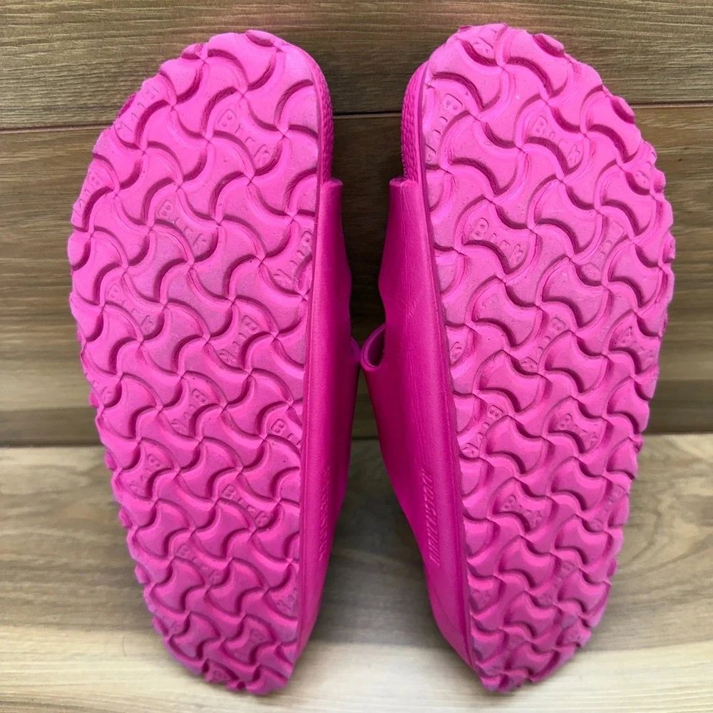 Birkenstock Arizona Eva Hot Pink Sandals Womens 7 N EU 38 Rubber Slides Slip On - Picture 9 of 10